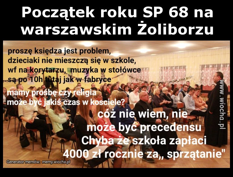 Początek roku SP 68 na warszawskim Żoliborzu