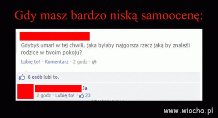 Przeraża mnie pytanie i odpowiedź