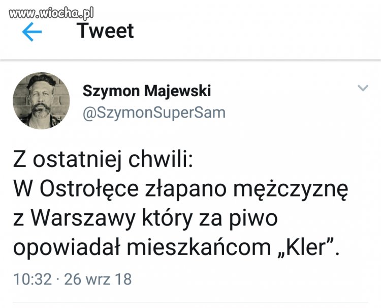 Będzie siedział 