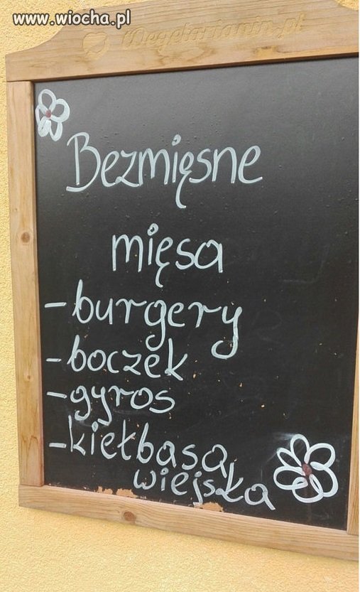 Ciężkie do zrozumienia menu.