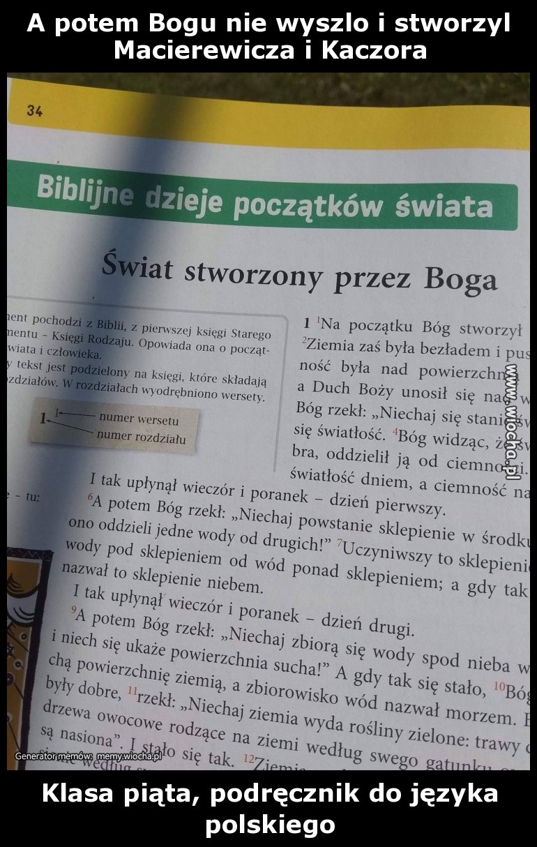 A potem Bogu nie wyszło i stworzył Macierewicza