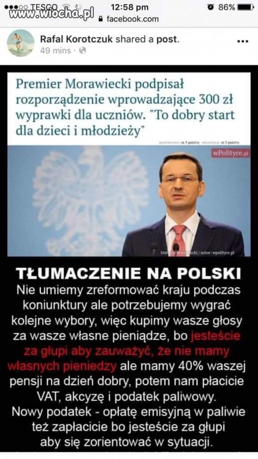 Nie trzeba nam nic dawać