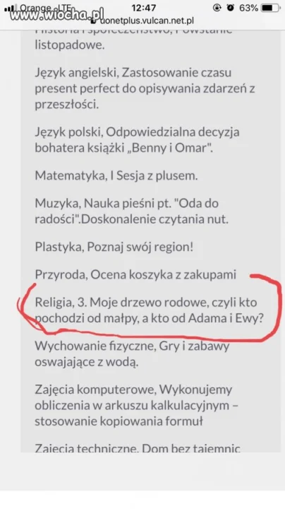 Religia 6 klasa 