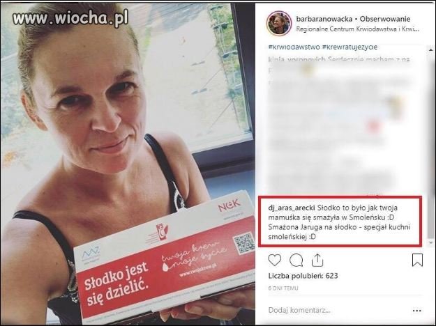 Wpis internetowego trolla