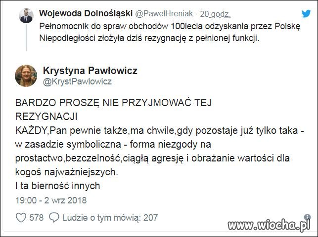 Głos poparcia