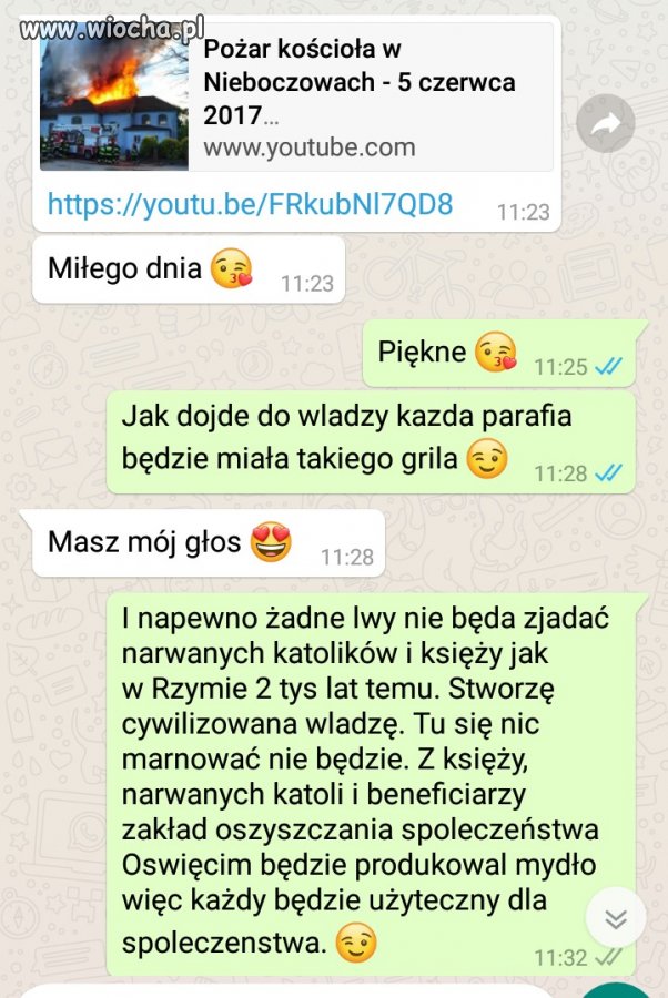 Jeąli nadal kościół będzie tak parł po władzę