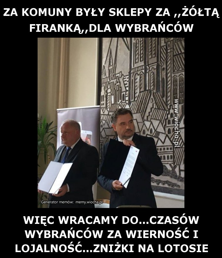 Niby walczą z komuną