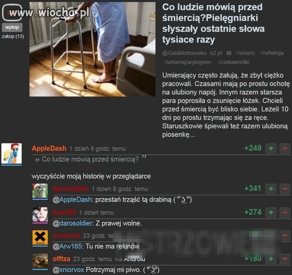 Przepraszam, pobrudziłem Panu dres