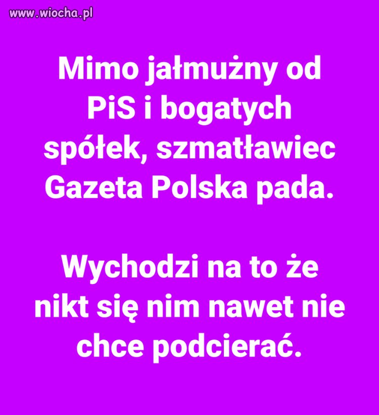 Nawet do podtarcia