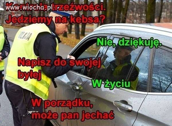 Kontrola trzeźwości.