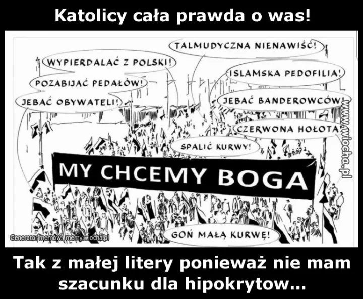 Katolicy cała prawda o was! 