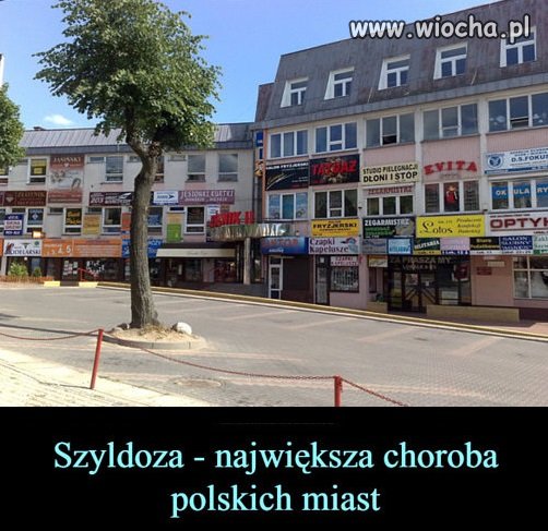 Tynki reklamowe.