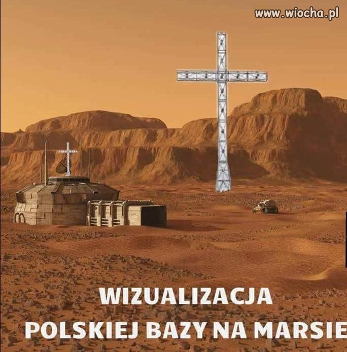 Wizualizacja Polskiej Bazy Na Marsie...