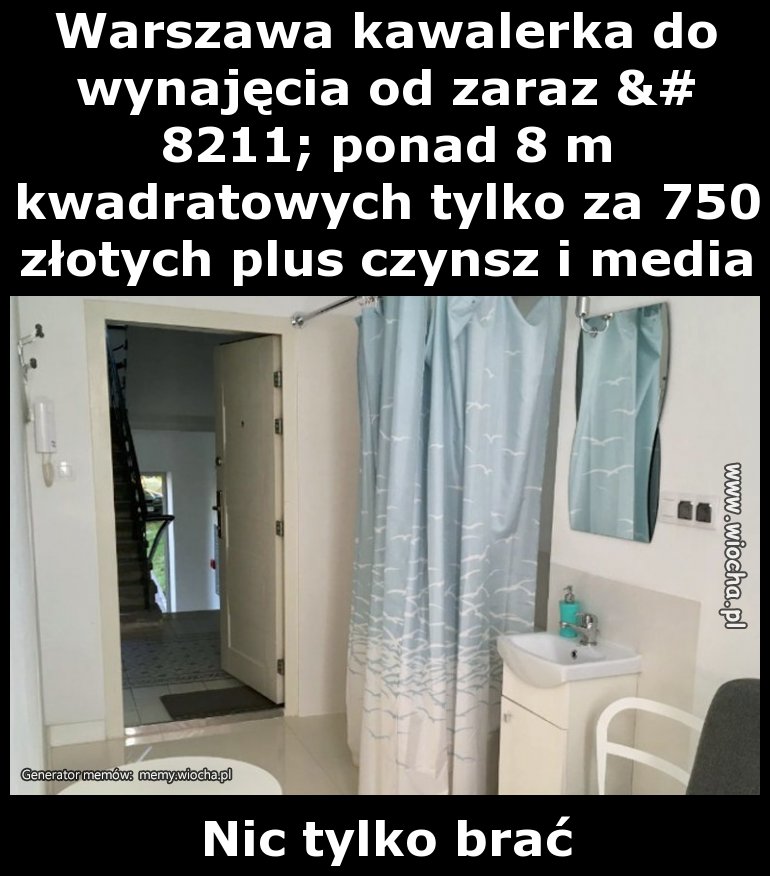 Warszawa kawalerka do wynajęcia od zaraz