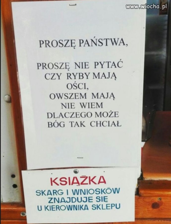 Czy ryba ma ości? 