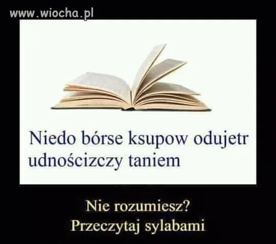 Nie mogę tego