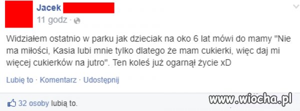 Już sześciolatek to zrozumiał