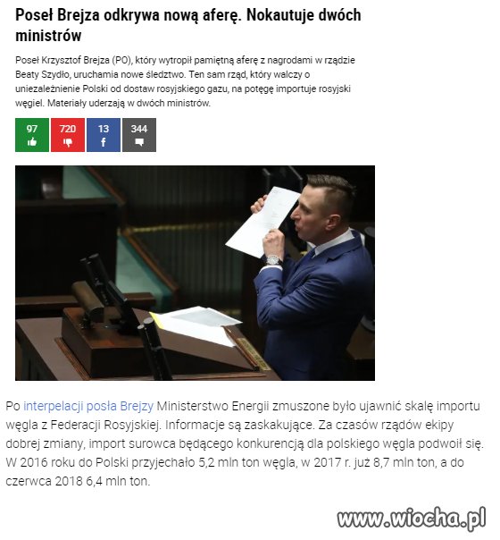 Tak dotuje się "Polski węgiel "
