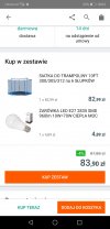 Chce kupić siatkę do trampoliny