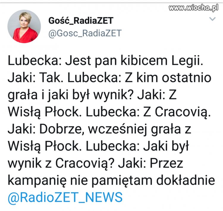 Taki z niego kibic