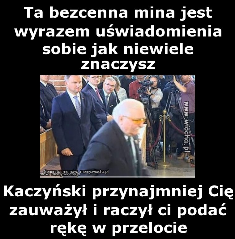 Ta bezcenna mina jest wyrazem uświadomienia sobie
