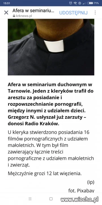 I znów afera z wielebnym 