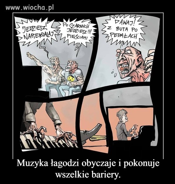 "Dawaj z buta po pedałach"