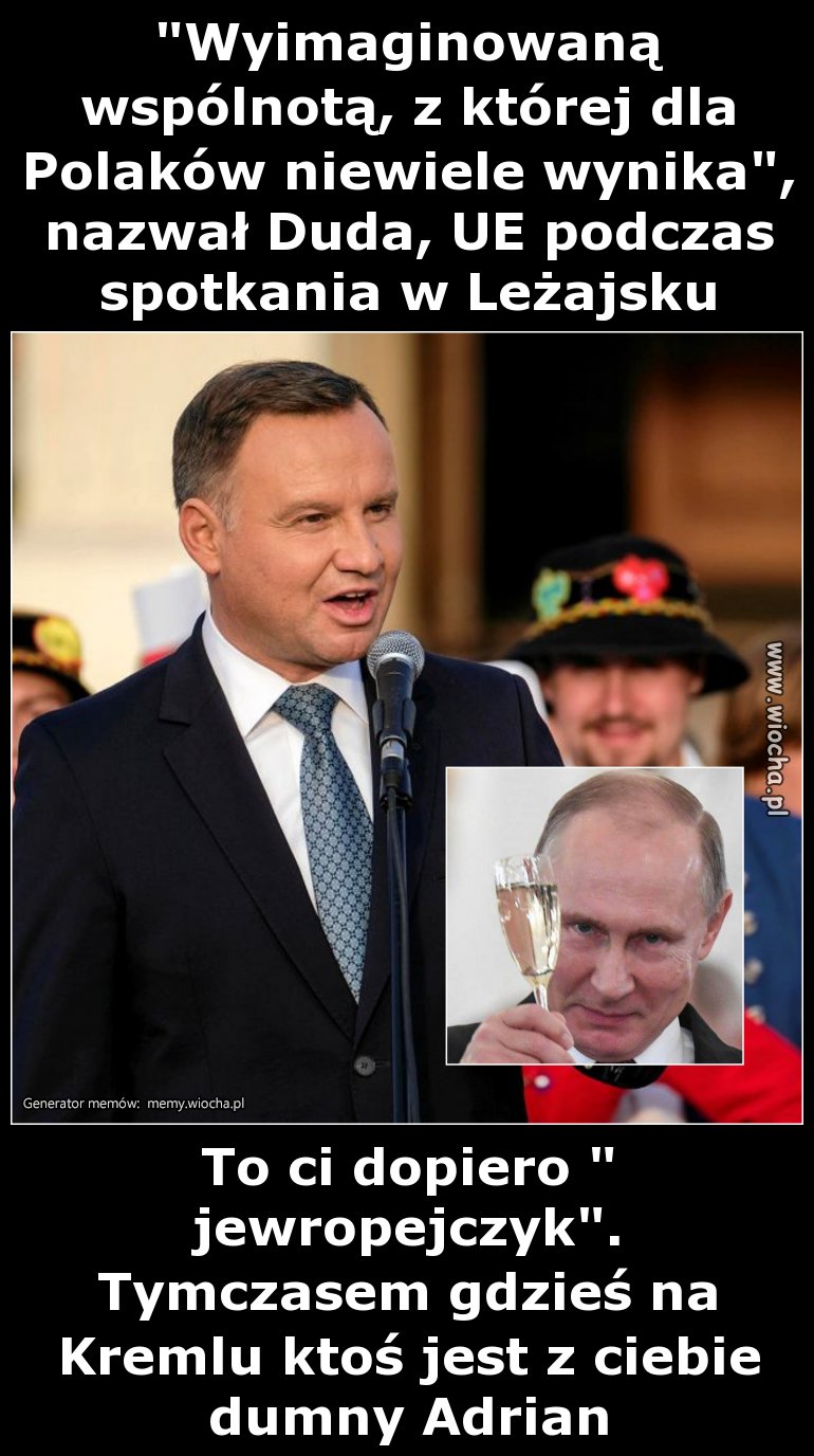 "Wyimaginowaną wspólnotą, z której dla