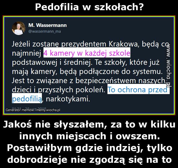 Pedofilia w szkołach?