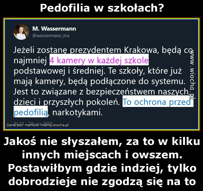 Pedofilia w szkołach?
