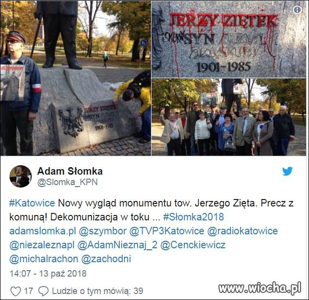 Dekomunizacja w toku wg A. Słomki. 
