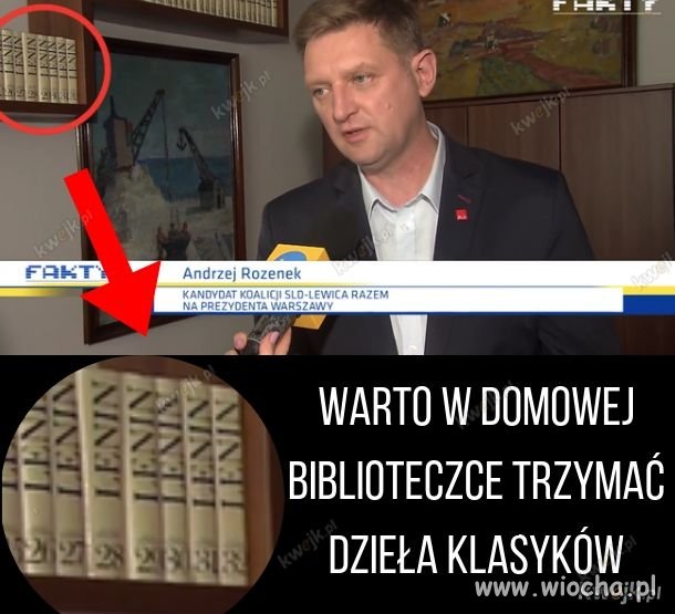 Ciekawa biblioteczka.
