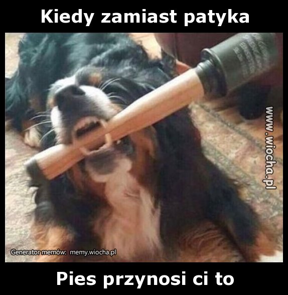 Kiedy zamiast patyka