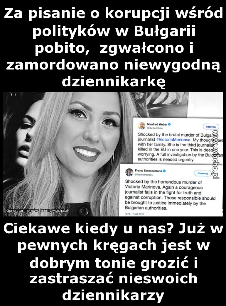 Za pisanie o korupcji wśród polityków w Bułgarii