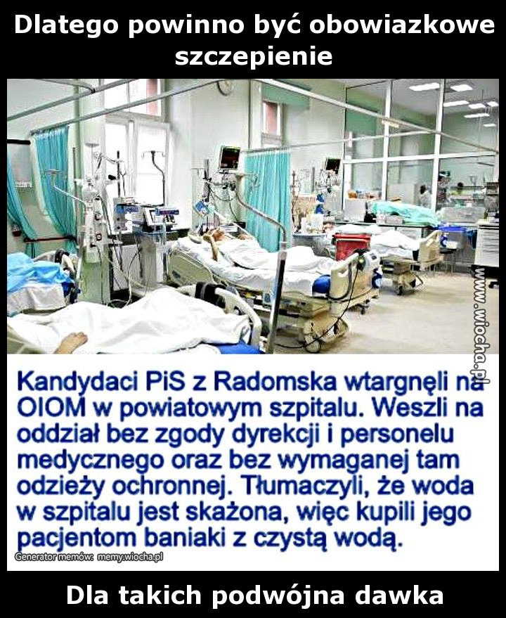 Dlatego powinno być obowiązkowe szczepienie