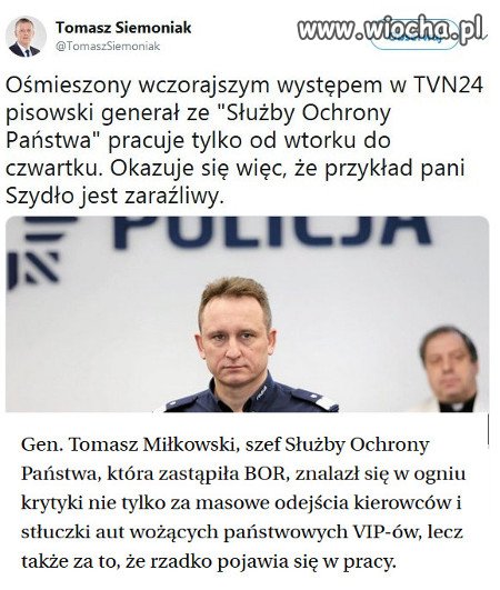 Niezła fucha. Praca od wtorku do czwartku