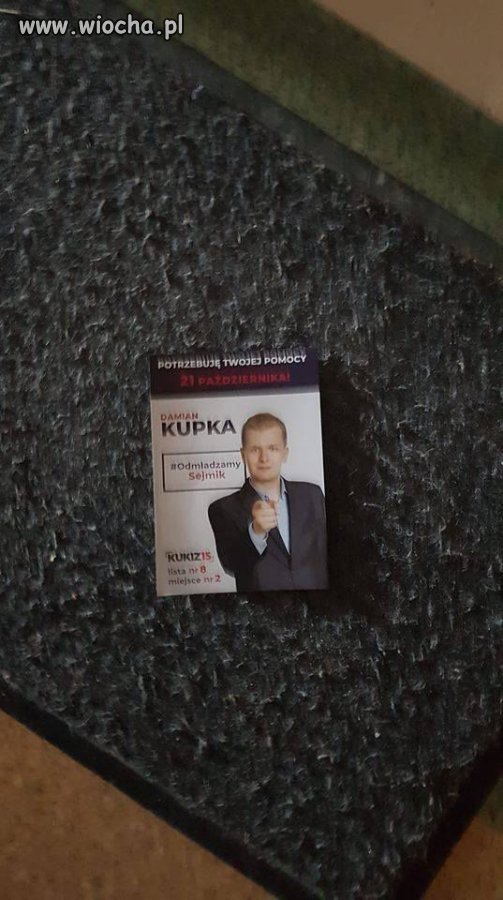 Ktoś mi narobił na wycieraczkę