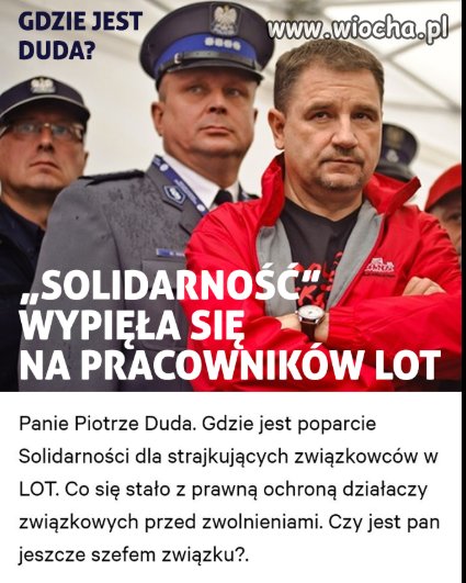 Jest tylko tam gdzie nie szefuje
