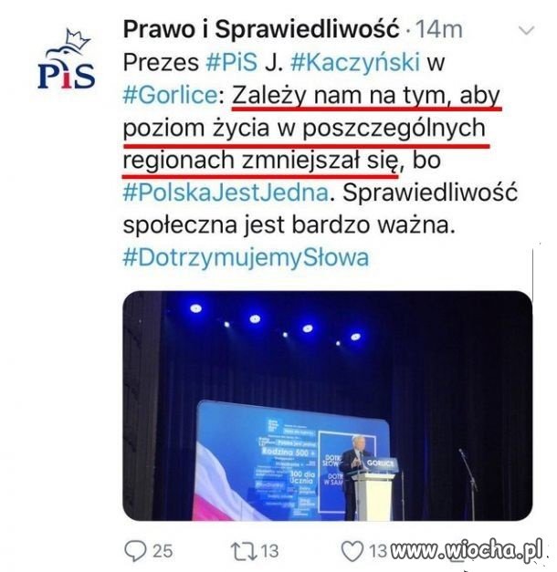 To takie zrównanie