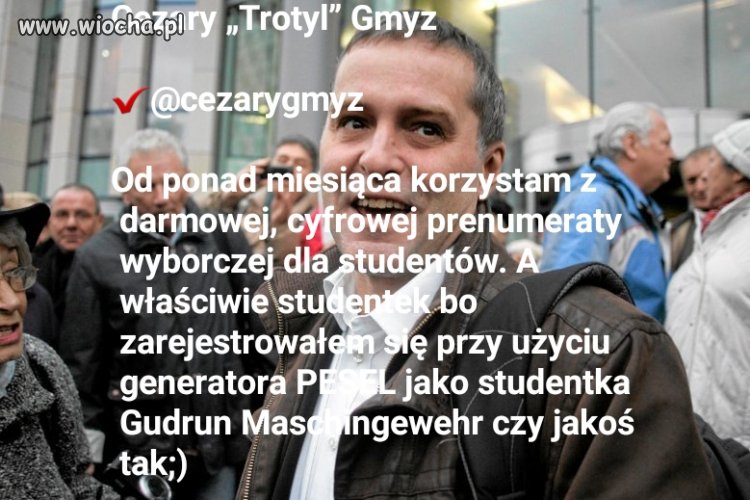 W normalnym kraju taki dziennikarz zostałby ...