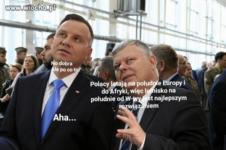 Logika suska o lotnisku w Radomiu.