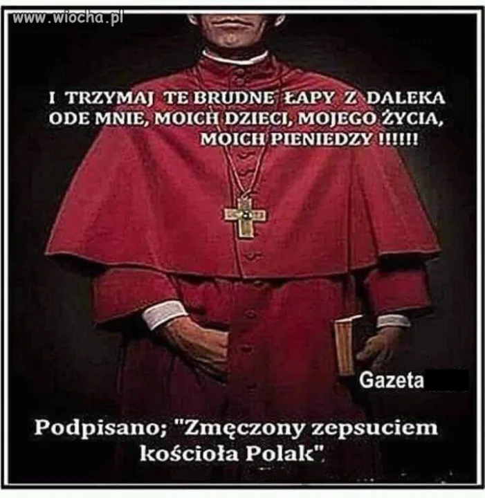 Ode mnie z daleka.