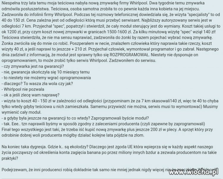 Whirlpool synonim wiochy