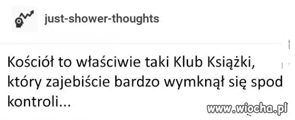 Chyba nie tylko