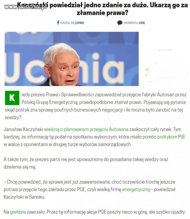 W normalnym państwie za takie coś
