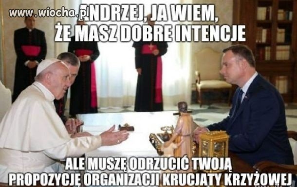 Tymczasem z wizytą u papieża