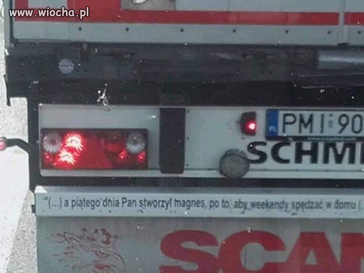 Święte słowa kierowcy ...