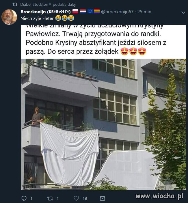 No nareszcie Krysię ktoś odbarczy.