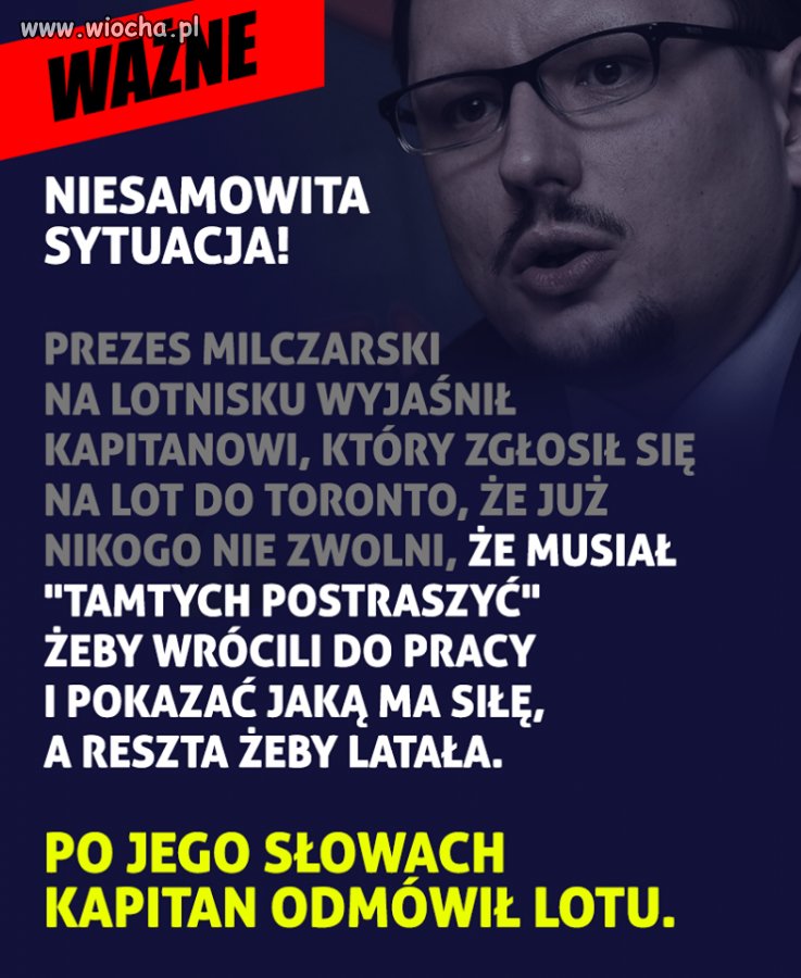 Wielkie brawa dla Pana kapitana.
