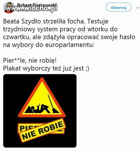 Hasło i plakat wyborczy